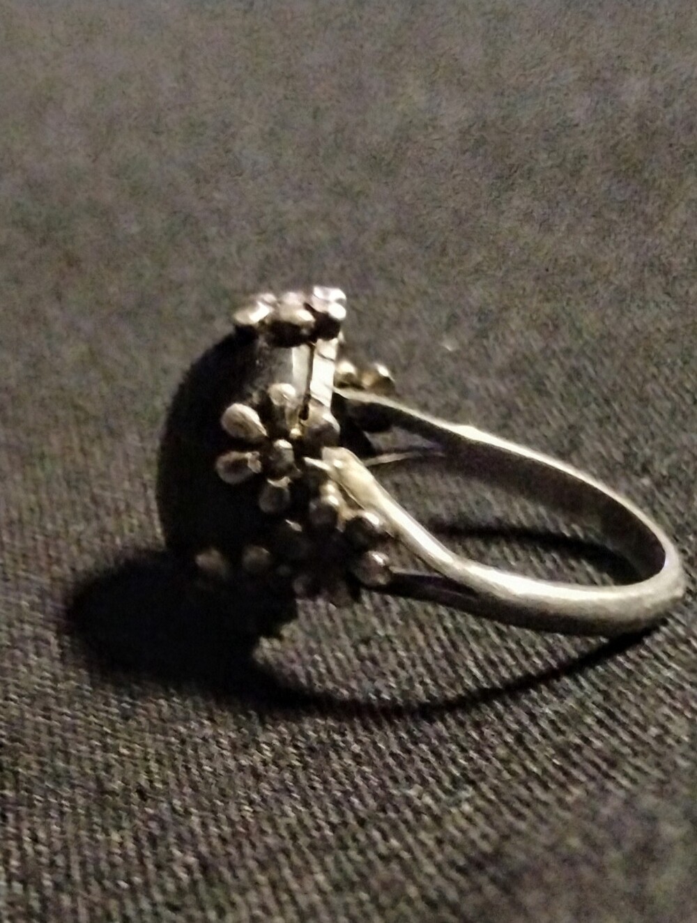 Vintage Sterling Silver Tigers Eye Ring Size 7 - Picture 2 of 2